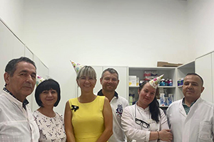 Празднование дня рождения в коллективе