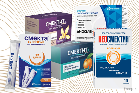 В инструкцию препаратов, содержащих смектит диоктаэдрический, внесут изменения о запрете назначения детям и беременным