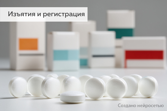 Лекпрепараты и медизделия, изъятые из обращения и введенные в оборот за период с 10 по 15 октября 2026 года