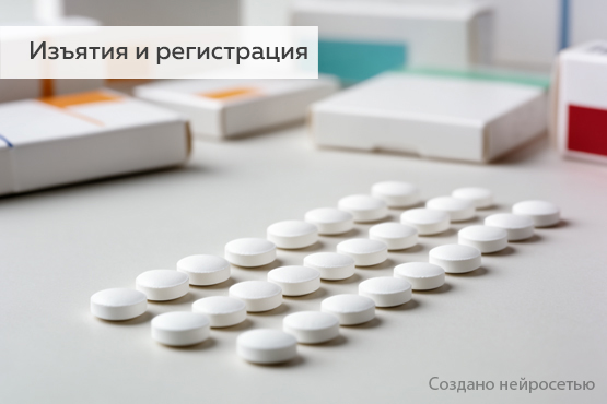 Лекпрепараты и медизделия, изъятые из обращения и введенные в оборот за период с 24 по 30 октября 2026 года